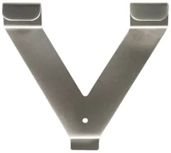 POCOline V-Haken silber 2 Packstücke