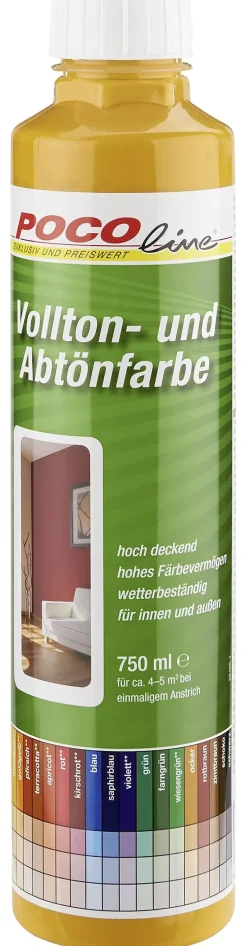 POCOline Vollton- und Abtönfarbe ocker ca. 0,75 l