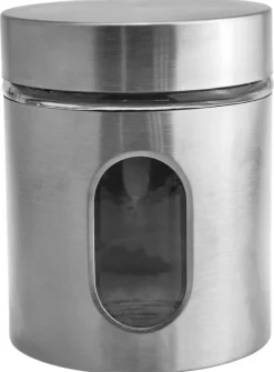 POCOline Vorratsdose silber Edelstahl