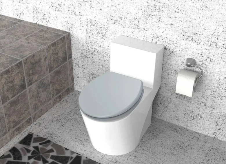 POCOline WC-Sitz Cassano grau Duroplast
