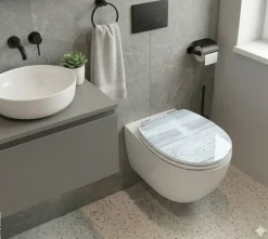 POCOline WC-Sitz Holzdesign MDF