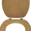 POCOline WC-Sitz Holzoptik MDF