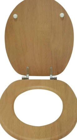 POCOline WC-Sitz Holzoptik MDF