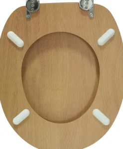 POCOline WC-Sitz Holzoptik MDF