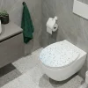 POCOline WC-Sitz Shiny weiß weiß MDF