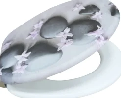 POCOline WC-Sitz Spa Flower MDF