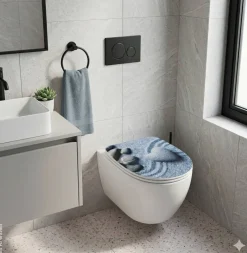POCOline WC-Sitz Valentine steingrau Thermoplast