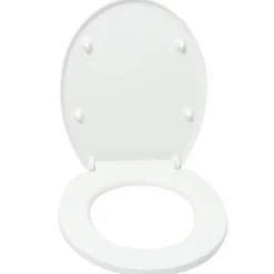 POCOline WC-Sitz Wassertropfen hellgrau Duroplast