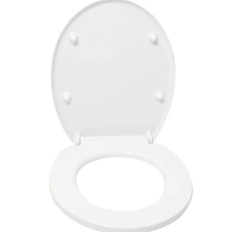 POCOline WC-Sitz Wassertropfen hellgrau Duroplast