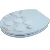 POCOline WC-Sitz weiße Herzen cremeweiß Duroplast