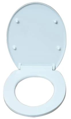 POCOline WC-Sitz weiße Herzen cremeweiß Duroplast