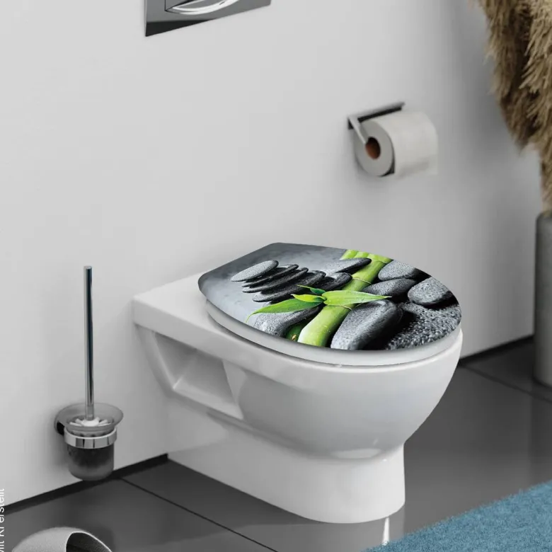 POCOline WC-Sitz Zen Steine Duroplast