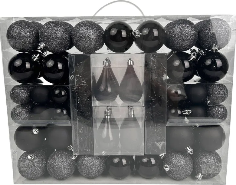 POCOline Weihnachtskugel schwarz