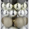 POCOline Weihnachtskugelset champagner