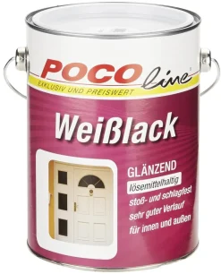 POCOline Weißlack weiß glänzend ca. 2,5 l