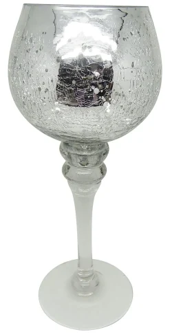 POCOline Windlicht silber Glas