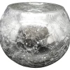 POCOline Windlicht silber Glas H/D: ca. 13x15 cm