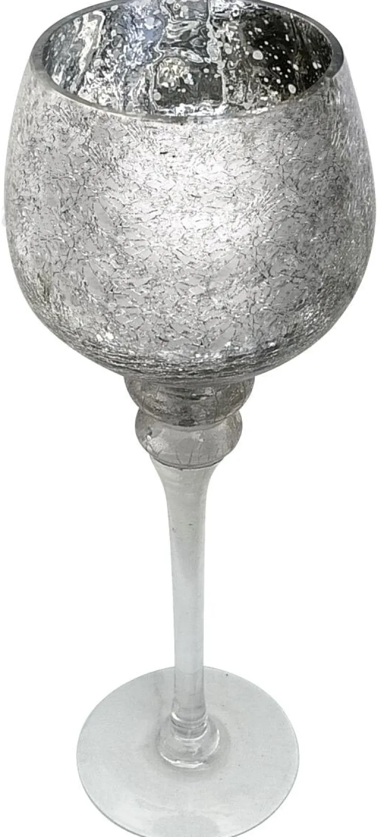 POCOline Windlicht silber Glas