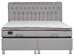 Polsterbett Elegance grau Liegefläche B/L: ca. 180x200 cm