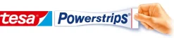 Powerstrips Chrom Edelstahl B/H/L: ca. 6,8x6,2x3,2 cm