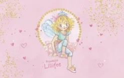Prinzessin Lillifee Kinderteppich rosa B/L: ca. 100x160 cm