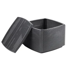 ProGarden Balkonset Three anthrazit Kunststoff