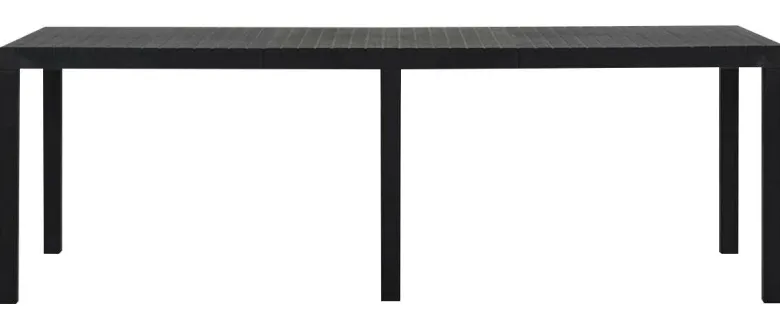 ProGarden Gartentisch Indo anthrazit Kunststoff B/H/L: ca. 220x90x72 cm