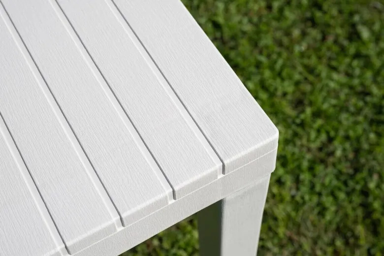ProGarden Gartentisch Indo weiß Kunststoff B/H/L: ca. 90x72x220 cm