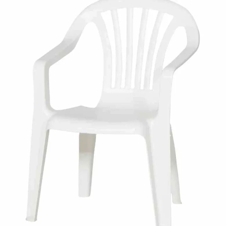 ProGarden Kindermöbel-Set weiß Kunststoff B/H/L: ca. 38x53x43 cm