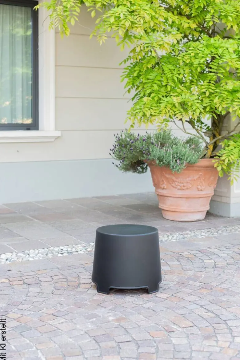 ProGarden Loungeset Luna anthrazit Kunststoff
