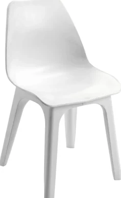 ProGarden Sessel EOLO 2er-Set weiß Polypropylen B/H: ca. 45x81 cm