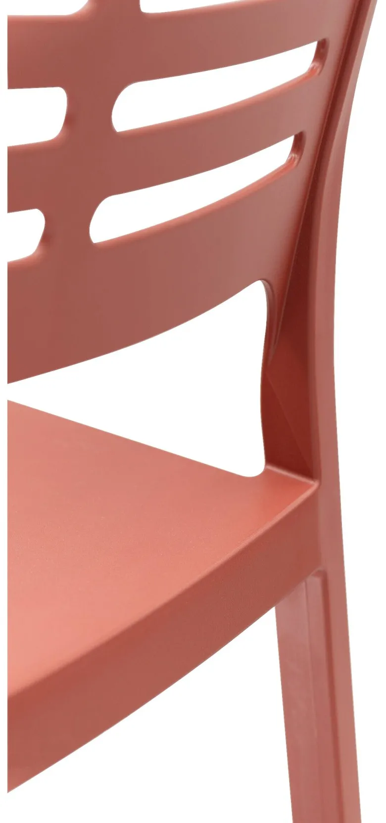 ProGarden Stapelstuhl Mistral terracotta Kunststoff