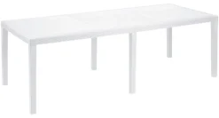 ProGarden Tisch Queen weiß Kunststoff B/H/L: ca. 90x72x220 cm