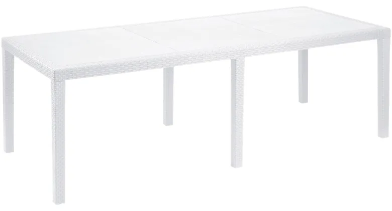 ProGarden Tisch Queen weiß Kunststoff B/H/L: ca. 90x72x220 cm