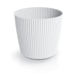Prosperplast Pflanztopf Milly weiß Kunststoff H/D: ca. 17x20 cm