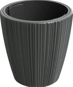 Prosperplast Pflanztopf Oro anthrazit Kunststoff