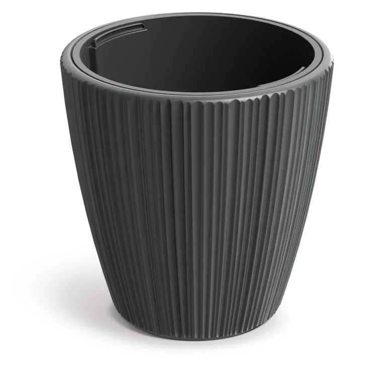 Prosperplast Pflanztopf Oro anthrazit Kunststoff H/D: ca. 30x30 cm