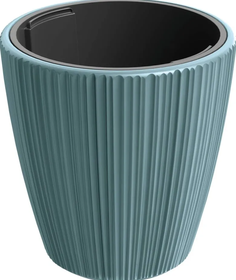 Prosperplast Pflanztopf Oro blau Kunststoff