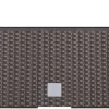 Prosperplast Pflanztopf Rato dunkelbraun Kunststoff B/H/L: ca. 18x20x58 cm