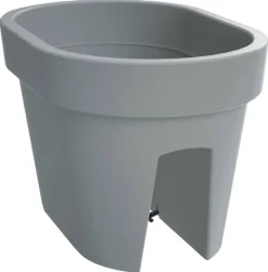 Prosperplast Pflanztopf steingrau Kunststoff H/D: ca. 23x25 cm
