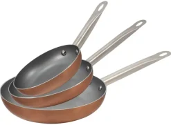 PYREX Pfannenset COPPER SPECIAL Kupfer Aluminium 3 tlg.