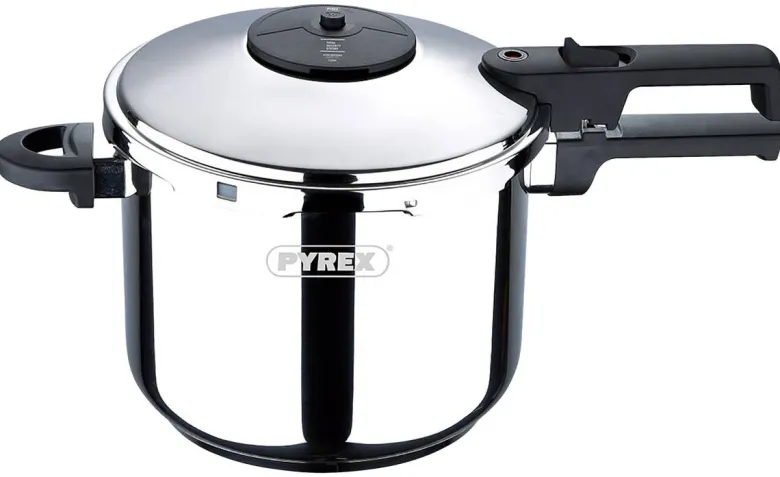 PYREX Schnellkochtopf Grace silber Edelstahl