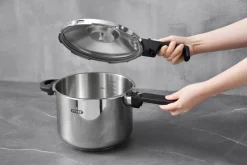 PYREX Schnellkochtopf Grace silber Edelstahl