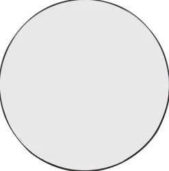 Rahmenspiegel Leano schwarz Kunststoff D: ca. 61 cm