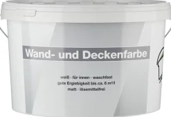 Raumfarbe Wand- und Deckenfarbe weiß ca. 10 l