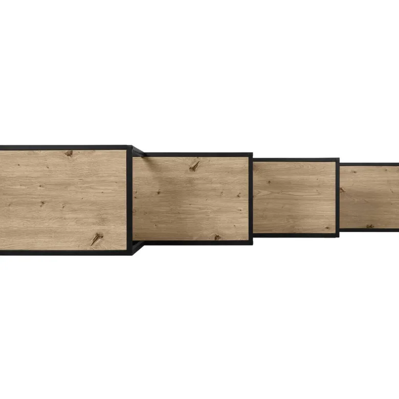 Raumteiler Cindy Holzoptik B/H/T: ca. 159x140x33 cm