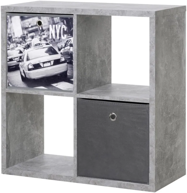 Raumteiler Max Beton Optik B/H/T: ca. 73x73x33 cm