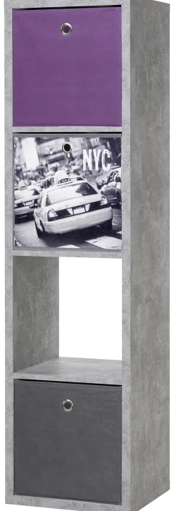 Raumteiler Max Beton Optik B/H/T: ca. 38x141x33 cm