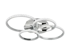 Reality LED-Deckenleuchte Cires Chrom Metall B/H/L: ca. 8,5x49,5x65,5 cm