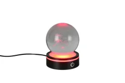 Reality LED-Tischleuchte Glas Kunststoff H/D: ca. 10x8 cm
